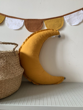 Mustard Moon Pillow