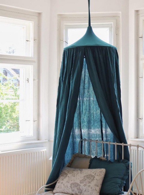 Teepee Muslin Baldachin "Blaues Meer"