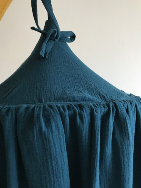 Teepee Muslin Baldachin "Blaues Meer"