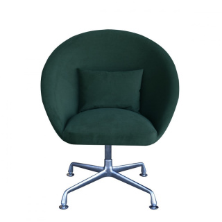 BALI upholstered swivel armchair