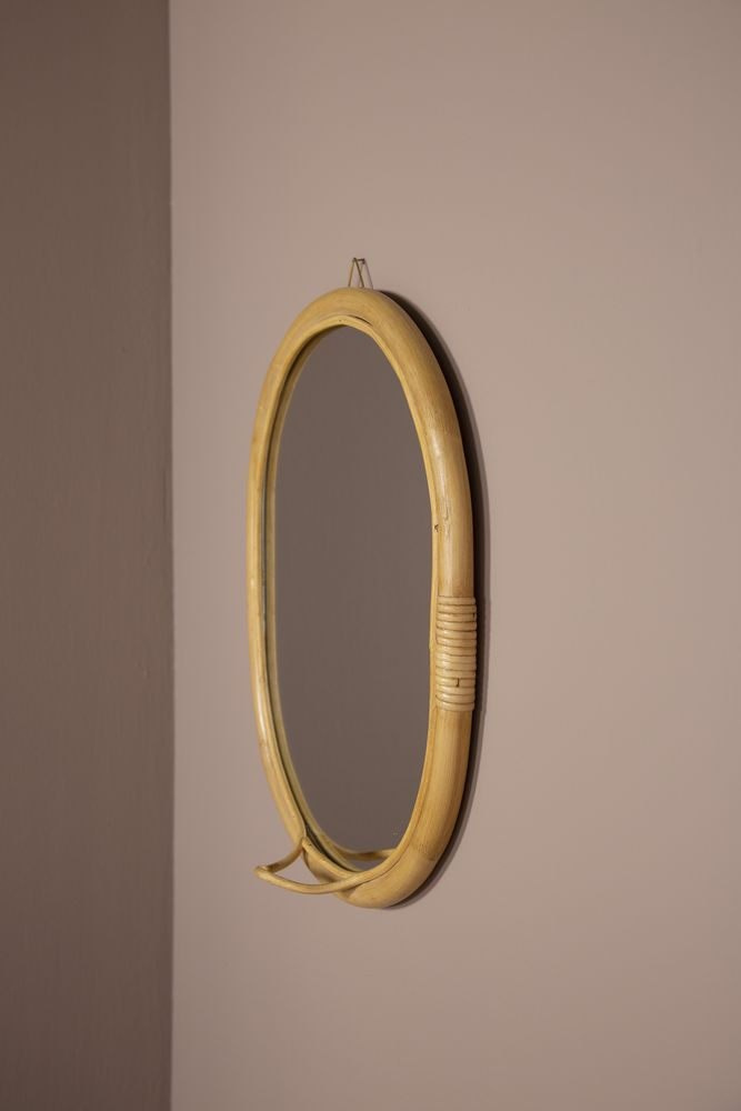 Childhome Mirror rattan Oval 35 cm
