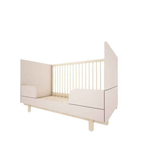 BASIC cot 70 x 140 cm with sofa option cashmere