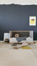 Basic cot 70 x 140 cm with sofa/couch option
